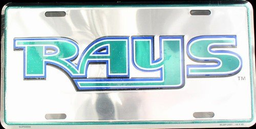 LP - 643 Tampa Bay Devil Rays Premium Chrome License Plate - 50059