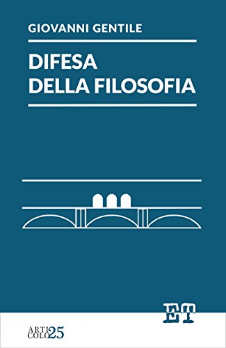 Difesa della filosofia (Italian Edition)