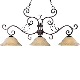 Verona 3-Light Island Trestle Lamp