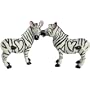Westland Giftware Mwah Magnetic Zebras Salt and Pepper Shaker Set, 3-1/2-Inch