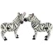 Westland Giftware Mwah Magnetic Zebras Salt and Pepper Shaker Set, 3-1/2-Inch