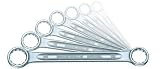 Stahlwille 20A/6 Deep-Offset Double-Ended Ring Spanner Set, 6-Piece Box Wrench Set [並行輸入品]