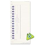 Pyramid Time Cards For Pyramid Models 3500 & 3700, 4in. x 9in., Pack Of 100