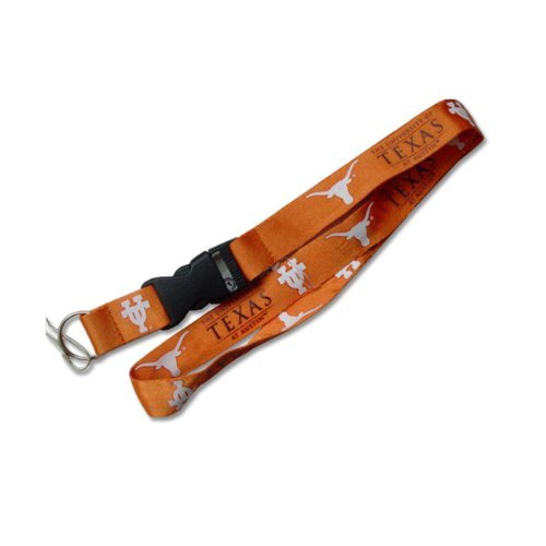 Texas Longhorns Clip Lanyard Keychain Id Ticket Holder