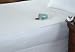 Soft Heat Waterproof and Stain Repellant Low-Voltage Electric Heated Queen Mattress Pad, White