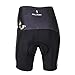 Paladin Women's Cycling Shorts With Inner Padded Butterfly Pattern Black Bike Shorts