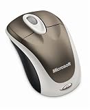 Microsoft Wireless Notebook Optical Mouse 3000--Milk Chocolate
