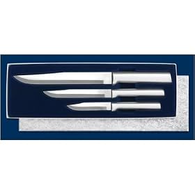 Rada Cutlery 3 Piece Housewarming Gift Set with Solid Cast Brushed Aluminum Handles, Boxed... by Rada Cutlery