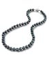 6.0-6.5mm Japanese Akoya Black Pearl Necklace - AAA Quality