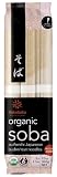 Hakubaku Organic Soba, Authentic Japanese Buckwheat Noodles, (no salt added) 9.5-Ounce Boxes (Pack of 8)