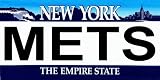 LP-2088 New York State Background License Plates - Mets