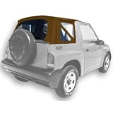 Acme C732 Charc-DM1325 Spice Denim SUV Top with Charcoal Vinyl Windows for Geo... by Acme