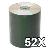 Buy 100 Ritek Ridata 52X CD-R 80min 700MB Shiny Silver