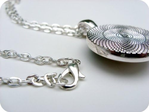 Unicorn Rainbow Dome Pendant Necklace