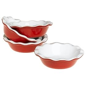 Emile Henry Couleurs Individual Pie Plates, Set of 4