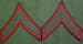 Green on Red USMC Chevrons - Private First Class - Male