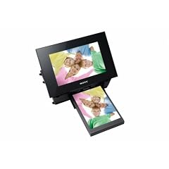 Sony DPP-F800/B Digitaler Bilderrahmen/Fotodrucker-Kombination (20,3 cm (8 Zoll) Display), 256 MB interner Speicher, Steckplatz f�r MS PRO Duo, SD, SDHC, xD, MMC) schwarz