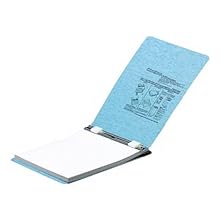 ACCO PRESSTEX Report Covers, Top Bound, 2.75 Inch Centers, Light Blue, 8.5 x 11 Inches , 2 Per Pack (A7022272A)