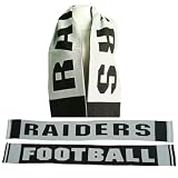 Oakland Raiders 2-Sided Acrylic Scarf (Measures 8" Wide x 60" Long)