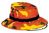 Savage Orange Camouflage Kids Jungle Hat