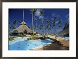Barcelo Bavaro Palace, Punta Cana, Dominican Republic Collections Framed Photographic Poster Print, 29x21