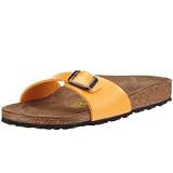Birkenstock Madrid Birko-Flor, Style-No. 440803, Unisex Clogs, Ice Pearl Citrin, EU 35, slim width