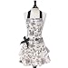 Jessie Steele Josephine Bib Apron, Café Toile