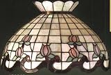 LAMPS BEAUTIFUL Tiffany Style Roseborder Hanging Pendant by Meyda Tiffany--Excellent customer service--see our feedback.
