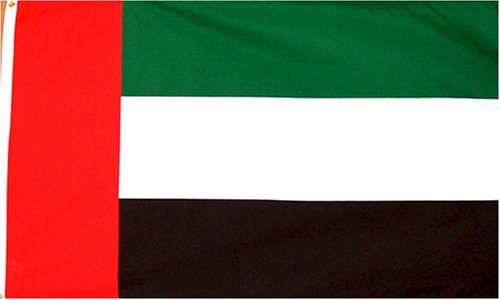 United Arab Emirates National Country Flag - 3 foot by 5 foot Polyester (New)