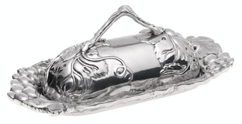 Arthur Court Grape Covered Butter Dish