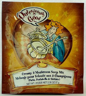 Cream of 3 Mushroom - Makes 4 Servings by Outrageously Good