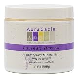 Aura Cacia Lavender Harvest, Aromatherapy Mineral Bath, 16-Ounce Jar (Pack of 2)