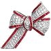 Jewelry : AZ Collection Swarovski Crystal Bow Brooch