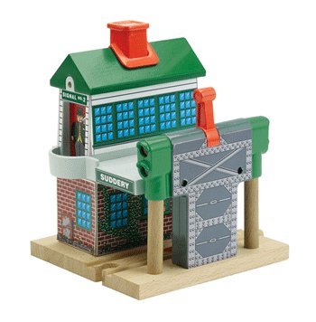 413YCya2EfL Learning Curve Brands Thomas and Friends Wooden Railway   Talking Railway Stop and Greet Signal