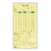 TOPS Time Cards, 4.25 x 8 Inch, Green Ink Front, Semi-Monthly Format, 100-Pack, Manila (12800)