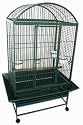 Brand New Parrot Bird Wrought Iron Cage Dome-Top 32x23x66-WI32HGNR