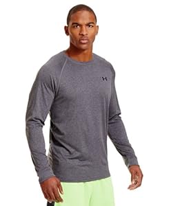 Under Armour Men's UA Tech™ Long Sleeve T-Shirt Large Carbon Heather