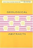 Geological Abstracts - Includes Index