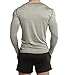Jed North Men's Bodybuilding Workout Long Sleeve Tee Slim Fit T Shirt for Gym