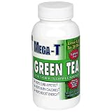 Mega-T Dietary Supplement Green Tea Extract Caplets, 90-Count Bottles (Pack of 2)