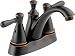 Peerless P99674LF-OB Apex Two Handle Centerset Lavatory Faucet, Oil Bronze