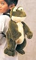 Plush Frog Backpack 16"