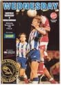 Sheffield Wednesday v Middlesbrough Official Match Day Programme (Wednesday 10th November 1993)