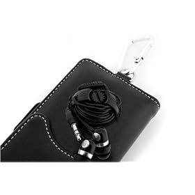 Tuff-Luv Classic Leather case cover & stand for Microsoft Zune HD + Wrap-M cable manager technology