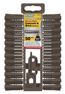 PLASPLUGS CS-SBJP551US HEAVY DUTY SOLID WALL ANCHORS (pack of 10)