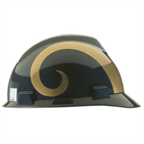 Hardhat - NFL Logo V-Gard Caps - 1-Touch Suspension (St. Louis Rams)