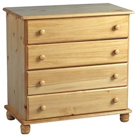 Sol Chest of Draws - 4 Drawer Antique Pine Bedroom Furniture