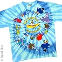 Beatles Tie-Dye spiral 'Yellow Submarine' t-shirt