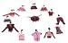 Fashion Fever Wall Clock with Barbie Fashions - one color, one size