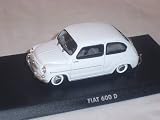 FIAT 600D 600 D WHITE 1/43 SOLIDO MODEL CAR SPECIAL OFFER